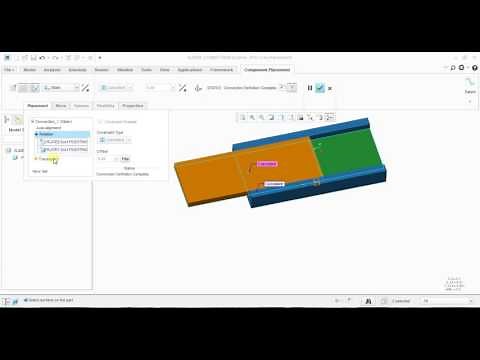 Slider connection using PTC Creo