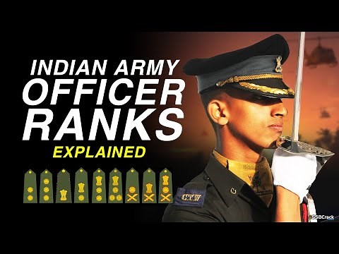 Officer Ranks In Indian Army | Indian Army Ranks, Insignia And Hierarchy Explained (Hindi)