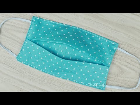 CLEAR INSTRUCTIONS Making Face Mask for BEGINNERS 🥰 (Patterns for Beginners Sewing)