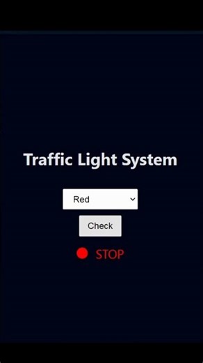 Tricks : 67/100 JavaScript Switch Case Traffic Light 🚦 | Beginner #coding #javascript