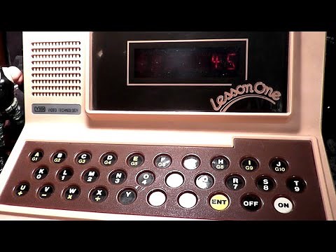 VTech Lesson One Vintage Learning Computer Review - The No Swear Gamer