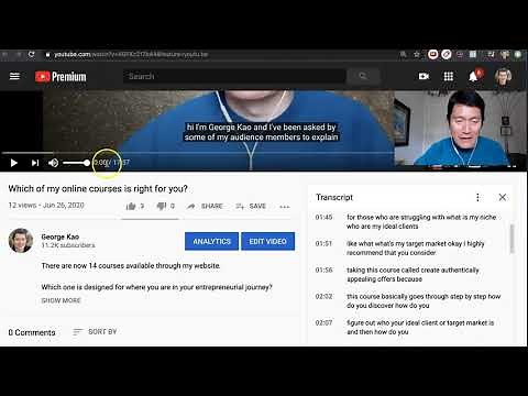 How to find transcript for any Youtube video and quickly jump to any word or phrase in the video