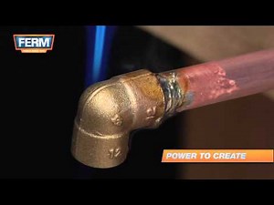 How to attach fittings to a copper pipe