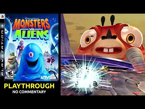 Monsters vs. Aliens (PS3) - Playthrough - (1080p, original console) - No Commentary