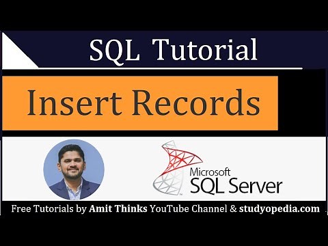 How to Insert records in a table | SQL Tutorial for Beginners