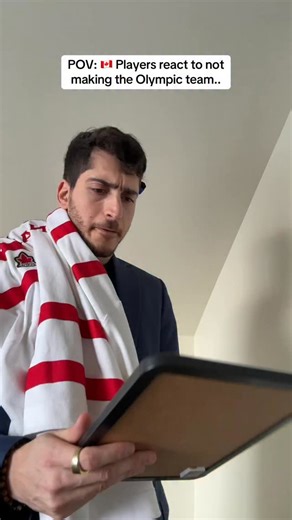 Giuseppe Oppedisano on Instagram: "Some players weren’t too happy with the choices.. Should Canada make a 2nd team?😅 #hockey #nhl #canada #olympics"