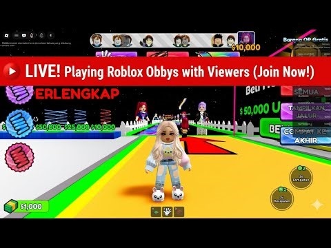 🔴 LIVE! Playing Roblox Obbys with Viewers (Join Now!) Part 2