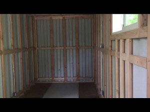 Shipping Container House Framing