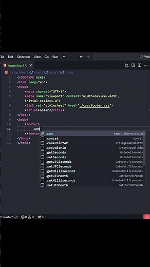 footer html css footer design in html css | Tarun Code