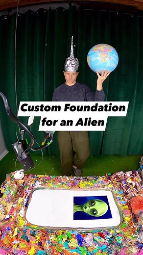 126K views · 1.4K reactions | “Alien Skin” (Custom Foundation) | fritzdoesart_ | Facebook