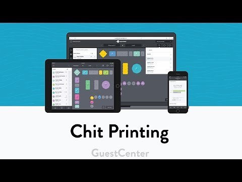 Chit Printing in GuestCenter