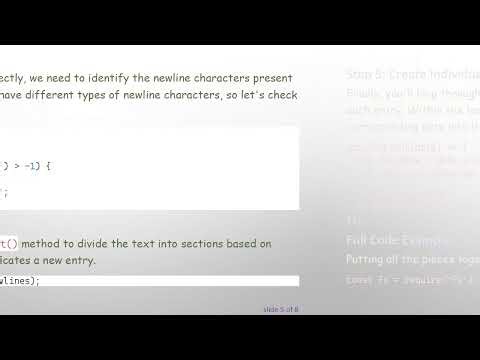 How to Dynamically Split a Text File into Multiple Files Using Node.js