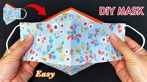 Very Easy New Style 3D Mask! Diy Breathable Face Mask Easy Pattern Sewing Tutorial | | P&K Handmade