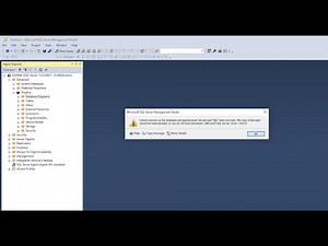 HOW TO FIX CANNOT EXECUTE AS THE DATABASE PRINCIPAL BECAUSE THE PRINCIPAL "DBO" DOES NOT EXIST ERROR