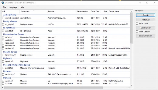 How to view installed Drivers on Windows 11 with details