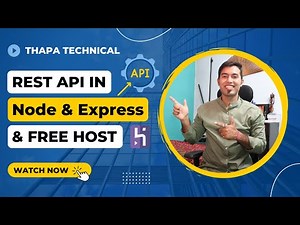 Create API using Node and Express JS in Hindi & Host on Heroku for Free