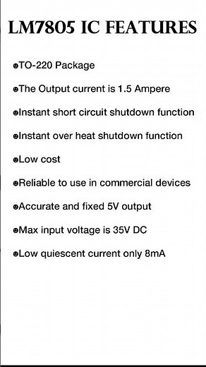 LM7805 Pinout, Equivalent, Datasheet, Applications, Features and More