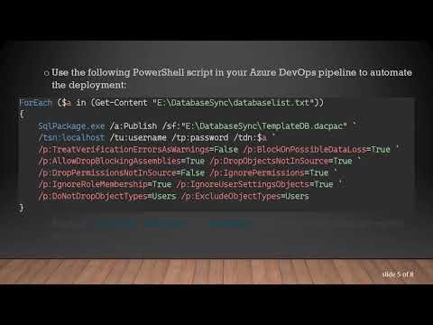 How to Efficiently Deploy a Multitenant Database Using Azure DevOps