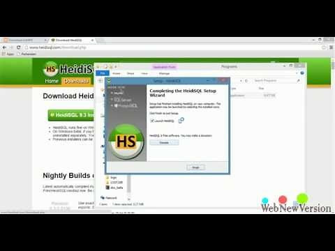Tutorial HeidiSQL with MariaDB and MySQL Part 1 Installation