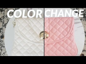 PURSE TRANSFORMATION: RECOLORING AN OLD BAG
