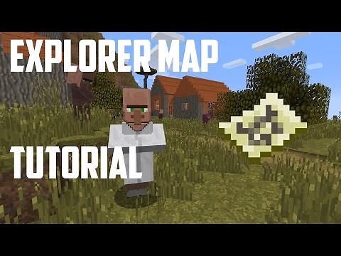 How To Use The Explorer Map! | Tutorial | Minecraft