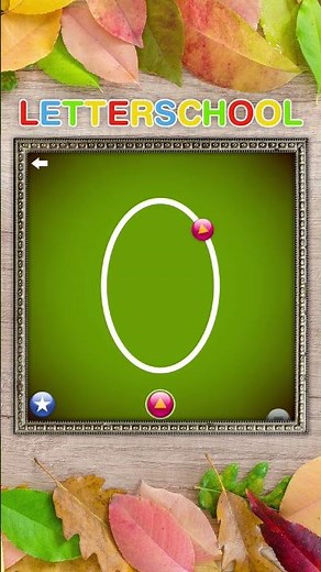 Learn to draw basic shapes - OVAL | Letter School Shape Games