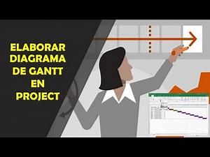 DIAGRAMA de GANTT en PROJECT - Tutorial