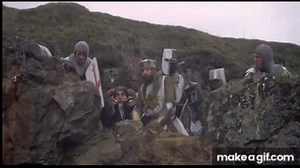 Monty Python The Holy Grail - The killer bunny on Make a GIF