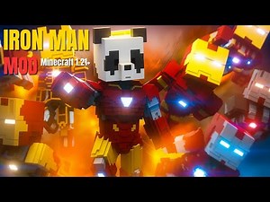 Iron Man Mod in Minecraft 1.21+ (Epic Suits & Powers!)Iron Man Mod 1.21+ All Suits & Abilities!