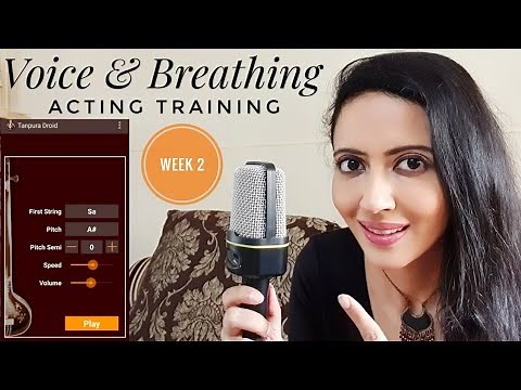 Voice Training For Actors | Pitch, Tone, Volume, Breathing| Acting Training Part 2