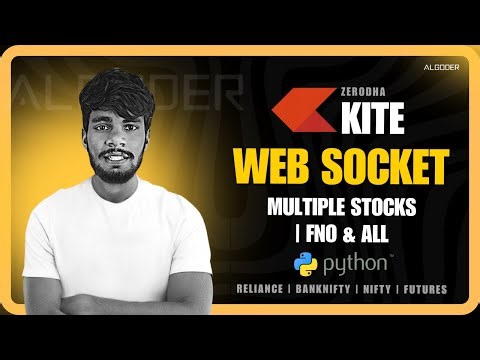 ⚡ How to Get LIVE Market Data for Multiple Stock using Zerodha WebSocket | Python Kite API Explained