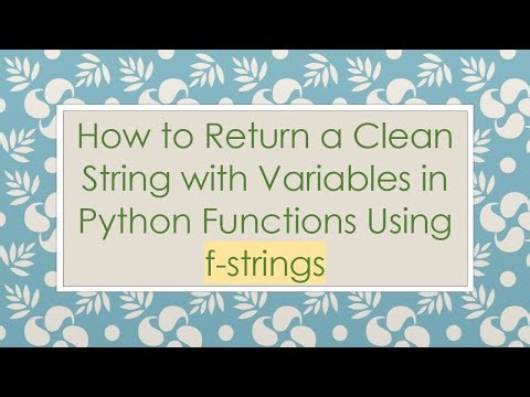 How to Return a Clean String with Variables in Python Functions Using f-strings