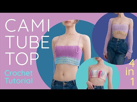 Crochet Tube Top - Absolute Beginner tutorial - Easy & Quick