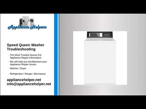 Speed Queen Washer Troubleshooting