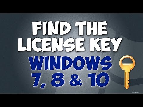 How to Find the License Key For Activating Your PC or Laptop.Find Your Windows 7, 8 & 10 Product Key