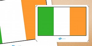 Ireland Flag Display Poster