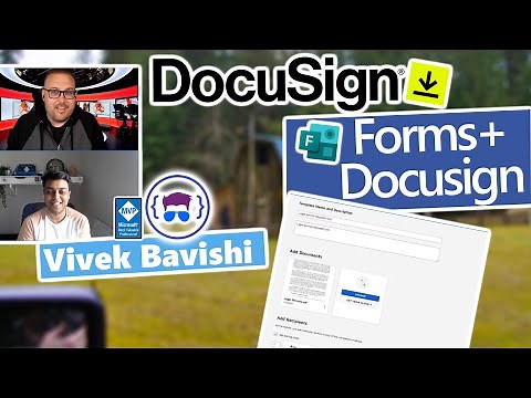 Power Automate Tutorial - Microsoft Forms + DocuSign