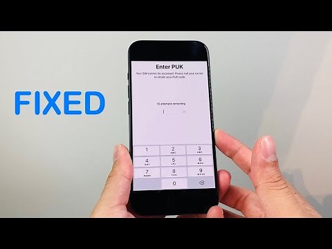 How to Fix SIM Locked / Enter PUK
