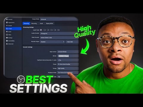 Best OBS Settings for STREAMING in 2026 (Complete Guide)