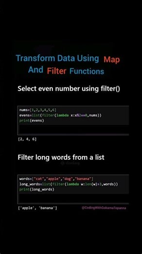 Python filter() with lambda 🔥 Easy Examples for Beginners 💯 Discover the POWER of Python #shorts #yt