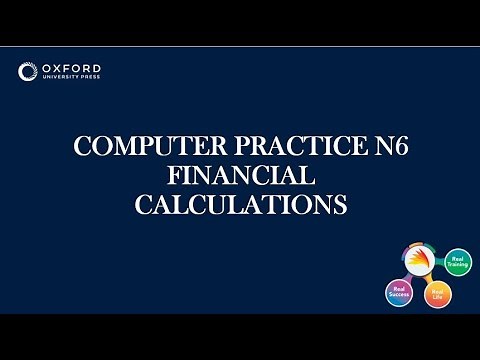 COMPUTER PRACTICE N6 FINANCIAL CALCULATIONS QP 2020