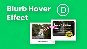 How To Add A Beautiful Hover Reveal Effect To The Divi Blurb Module  - Tutorial by Pee-Aye Creative