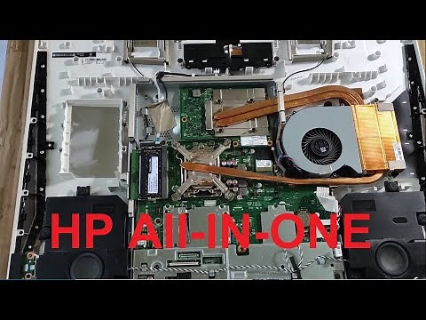 How to open the new 2021 HP All-in-one computer