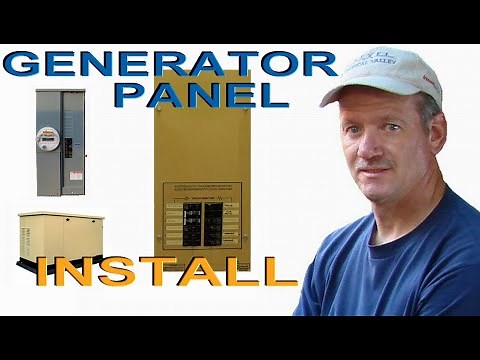 Installing a Generator Automatic Transfer Switch and Electric Circuit Sub Panel.