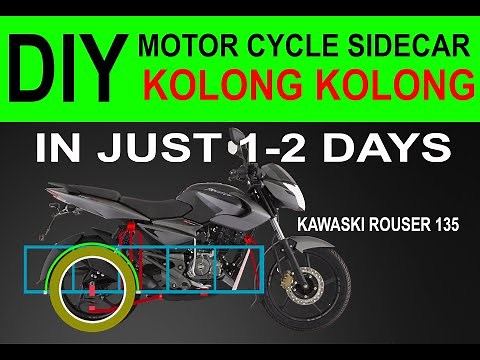 DIY Motorcycle Sidecar (kolong kolong) Dimension