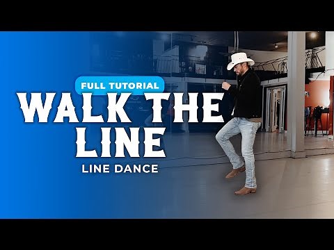 Walk The Line - Full Tutorial Line Dance