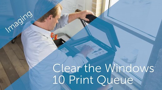 Clear the Windows 10 Print Queue