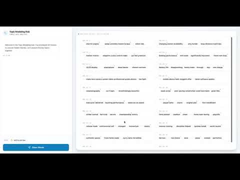 NLP Series 4 - Topic Modeling with Google AI Studio