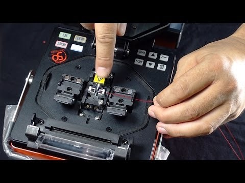 How to fusion splice two optical fibres