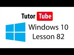 Windows 10 Tutorial - Lesson 82 - Notepad